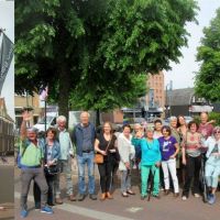 Nieuwe banieren in het centrum van Bennekom